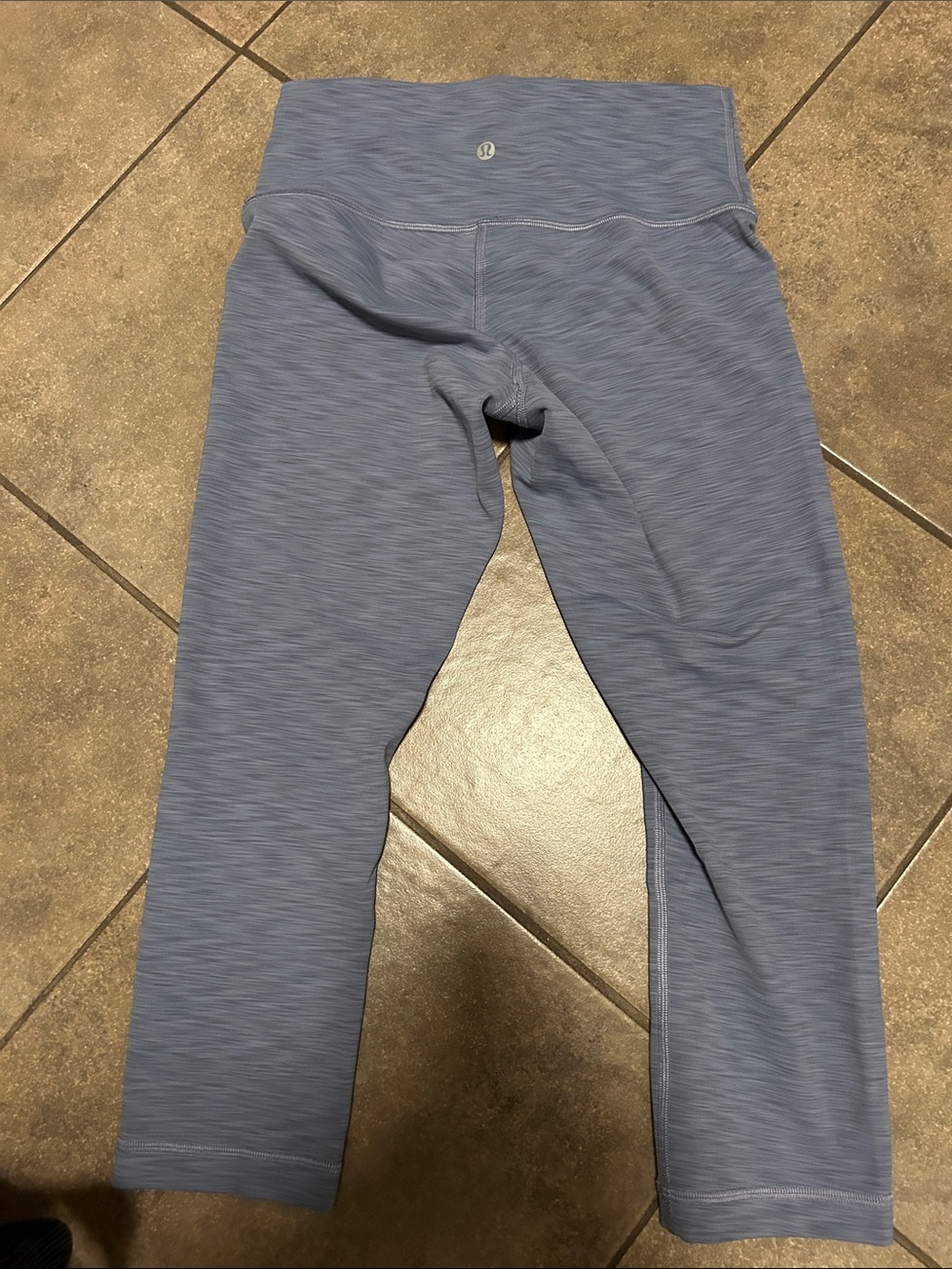 lululemon athletica Blue Cropped Leggings